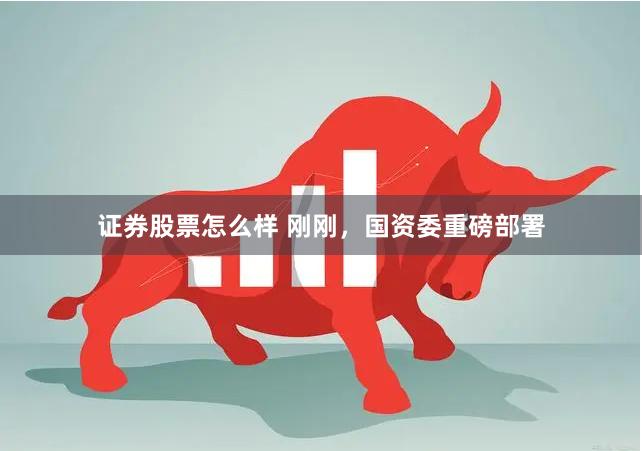 证券股票怎么样 刚刚，国资委重磅部署