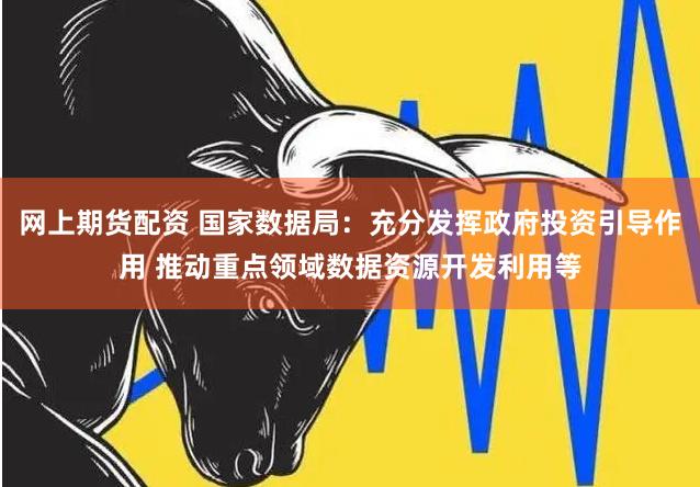 网上期货配资 国家数据局：充分发挥政府投资引导作用 推动重点领域数据资源开发利用等